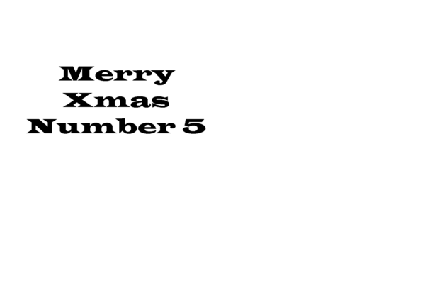 Number 5 Xmas - Image 2