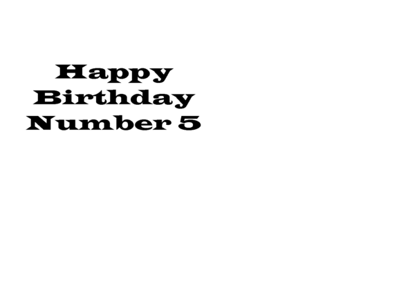 Number 5 - Image 2